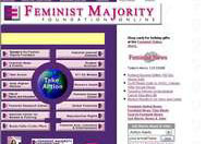 Feminist Majority web site
