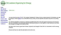 Old Lesbians Organizing for Change web site