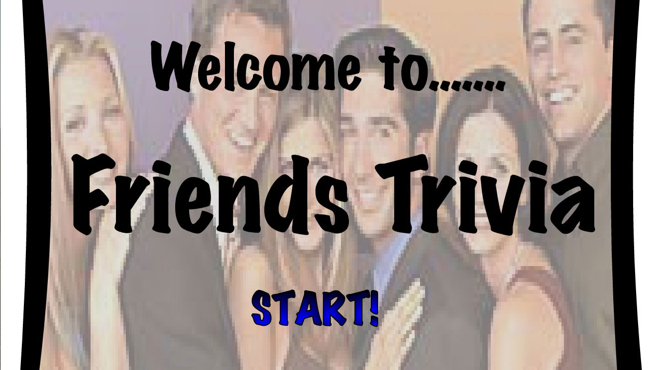 Friends Trivia Game Interactive Student Gallery